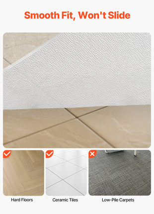 Chair Mat, 30 x 48-inch Transparent Office Chair Mat for Hard Floors, Floor Protector for Rolling Chairs, Non-Slip & Easy to Clean, Smooth Glide Under Desk Rug for Home Office (Rectangular)