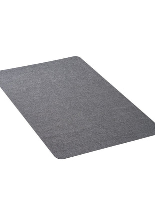 Chair Mat, 55 x 35-inch Office Chair Mat for Hard Floors, Floor Protector for Rolling Chairs, Polyester Surface, Non-Slip & Easy to Clean, Smooth Glide Under Desk Rug for Home Office (Dark Grey)