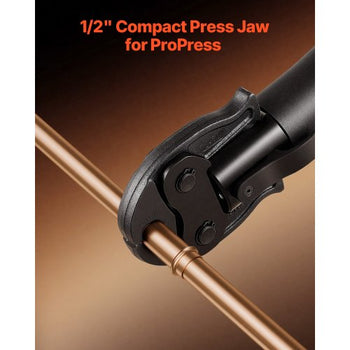 1/2" Press Jaw for 24KN Compact Series Press Tools, 52 HRC Hardened Steel Pressing Jaw - Compatible with ProPress Copper Pipes Connections