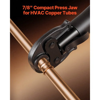 7/8" Press Jaw for Compact Series Press Tools, 52 HRC Hardened Steel Pressing Jaw for High Pressure HVAC/R Applications - Compatible with 24KN Press Tools for RLS Copper Pipes Connections