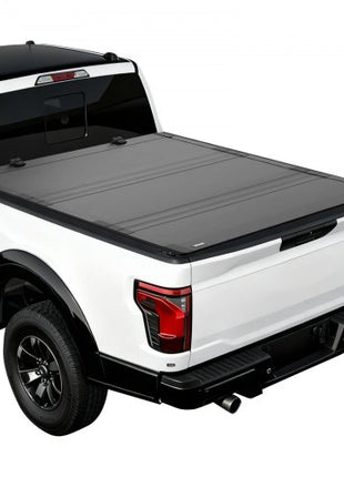 Hard Tri-Fold Truck Bed Tonneau Cover, Compatible with 2021-2025 Ford F-150 (Incl. Raptor/Lightning) 5.5 ft (67.1 in) Bed, Waterproof Low-Profile Folding Cover with Aluminum Alloy Support Bar