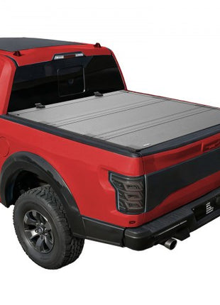 Hard Tri-Fold Truck Bed Tonneau Cover, Compatible with 2022-2025 Ford Maverick 4.5 ft (54.4 in) Bed, Heavy-Duty Waterproof Low-Profile Hard Folding Truck Cover with Aluminum Alloy Support Bar