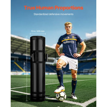 Football Tackling Dummy, 47.2 in High-Density Sponge Blocking Pad Equipment for Practice, Heavy Duty Tackle Dummies with Handles, Great for Contact Drills, Martial Arts, Sports Training, 1PCS