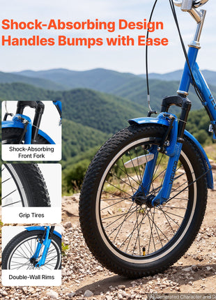 Folding Adult Tricycle 20 inch 7 Speed Foldable Trikes for Adult, 3 Wheel Cruiser Bike w/ Cargo Basket, Adjustable Seat, Double-Wall Wheel Rims, Shopping Picnic Tricycles for Women, Men, Senior