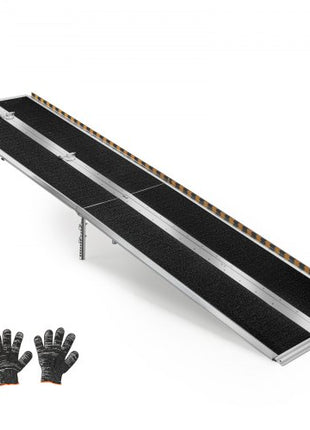 Portable Wheelchair Ramp, 10FT, Non-Slip Aluminum Folding Handicap Ramp for Wheelchair, 800 lbs Capacity, Door Threshold Ramps for Home Steps, Stairs, Entry, Threshold, Doorways, Scooter, Curbs