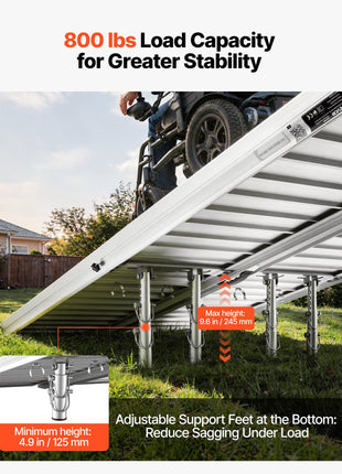 Portable Wheelchair Ramp, 6FT, Non-Slip Aluminum Folding Handicap Ramp for Wheelchair, 800 lbs Capacity, Door Threshold Ramps for Home Steps, Stairs, Entry, Threshold, Doorways, Scooter, Curbs