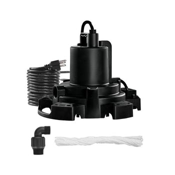 Automatic Pool Cover Pump, 1/2 HP 1600 GPH, 120V Submersible Swimming Pool Cover Pump with 25 ft Power Cord, 25 ft Max Head Lift, Water Removal and Transfer Pump, for Pool Draining Hot Tubs
