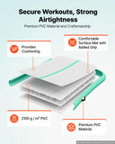 Inflatable Gymnastics Air Mat 20 ft Training Mats w/ Electric Pump, 8 inches Thick Sturdy Tumble Track, Tumbling Mat for Home Use/Gym/Outdoor/Yoga/Cheerleading/Beach/Park/Water, Mint Green
