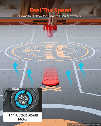 3-in-1 Combo Game Table Set 80" Air Hockey Ping-Pong Dining Table, Space-Saving for Family Game Room Entertainment, Multi Combination Arcade Hockey Table, Complete Accessory Set Included
