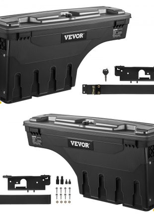 Truck Bed Storage Tool Box 2019-20 Chevrolet Silverado 1500 Left+Right