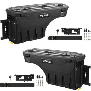 Truck Bed Storage Tool Box 2019-20 Chevrolet Silverado 1500 Left+Right
