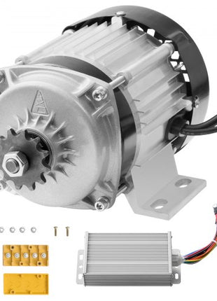 500W Electric Brushless DC Motor Kit - 48V 2700rpm Motor with Upgraded Speed Controller for Go Karts E-Bike Motorcycle Scooter