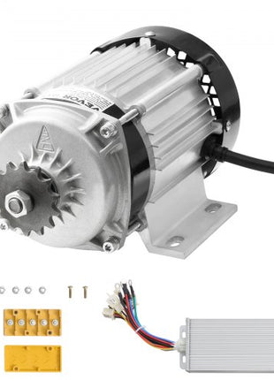 750W Electric Brushless DC Motor Kit - 48V 2700rpm Motor with Upgraded Speed Controller for Go Karts E-Bike Motorcycle Scooter