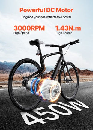 450W Electric Brushed DC Motor Kit - 36V 3000rpm Motor with Upgraded Speed Controller and Twistgrip Throttle Kit for Go Karts E-Bike Motorcycle Scooter