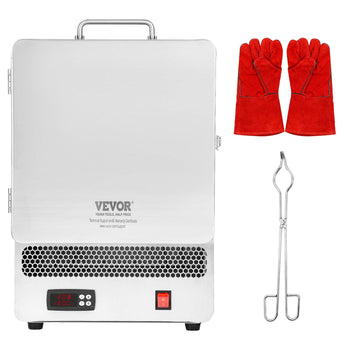 Tabletop Kiln Melter, 1500W Electric Kiln, 2192℉ Max Temperature, Precise Control, Stainless Steel, Gold Melting Furnace for Wax Casting, Clay DIY, Metal Tempering, Glazing on Pottery, Silver