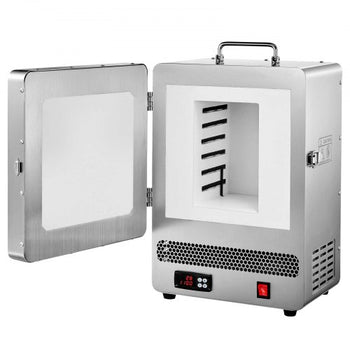 Electric Melting Furnace, 1650W Electric Kiln, Digital Melting Furnace with Max Temperature 2192?/1200? for Lost-Wax Casting, Clay DIY, Metal Annealing, Ceramic Firing, PID Temp Control