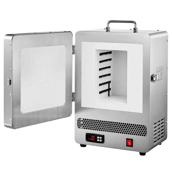 Electric Melting Furnace, 1650W Electric Kiln, Digital Melting Furnace with Max Temperature 2192℉/1200℃ for Lost-Wax Casting, Clay DIY, Metal Annealing, Ceramic Firing, PID Temp Control
