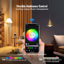 Smart Light Bulbs, 4-Pack, 9W Multicolor LED Bulbs, 800 Lumens with Smart Control Compatibility for Vera, Google Assistant, Amazon Alexa, iOS, Android, RGB Color Changing