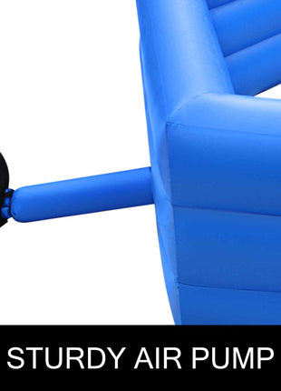 15 ft Gaga Ball Pit, Inflatable with Electric Air Pump, Gagaball Court Inflates in Under 3 Minutes, for Outdoor and Indoor School Family Activity