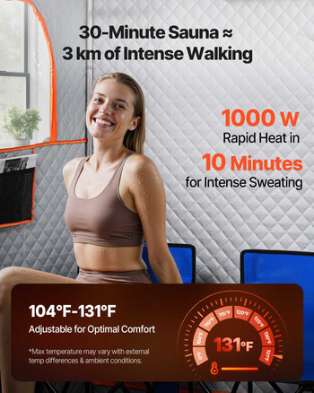 Upgraded Portable Steam Sauna for Home, 2 Person Full Body Home Spa Tent with Steamer & 2 Foldable Chairs & Remote & 2 Essential Oil Boxes,Heavy-Duty Stainless Steel Frame Sauna Box, (Black)