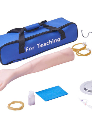 Phlebotomy Practice Kit, IV Venipuncture Intravenous Training Kit, High Simulation IV Practice Arm Kit with Carrying Bag, Practice and Perfect IV Skills, for Students Nurses and Professionals