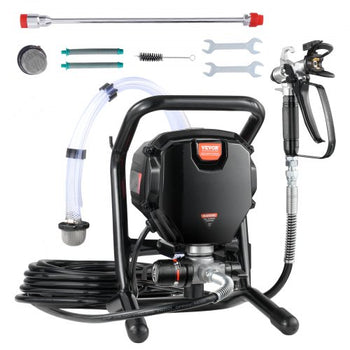 Stand Airless Paint Sprayer, 3000PSI 750W Efficient Electric Airless Sprayer,for Home Interior and Exterior Furniture and Fences, Handheld Paint Sprayers, Fine and Even Painting Effect