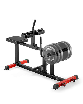Seated Calf Machine, 440 LBS Capacity Calf Raise Machine, Seated Calf Raise Leg Exercise Home Gym, Calf Workout Training Equipment, Lower Body Specialty Machine, Fit 1/2 inch Weight Plates