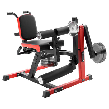 Leg Extension and Curl Machine, Seated Leg Rotary Extension for Thigh, Adjustable Lower Body Specialty Exercises Equipment, 550 LBS Heavy Duty Workout Bench for Home Gym, for Heights 5.4-6.2 ft