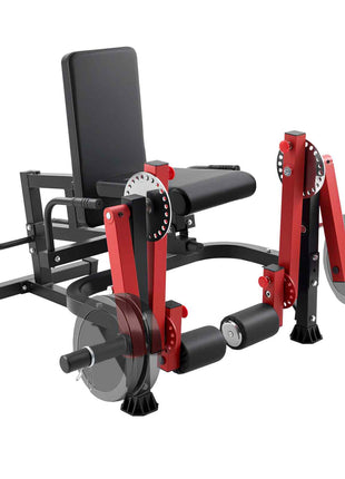 Leg Extension and Curl Machine, Seated Leg Rotary Extension for Thigh, Adjustable Lower Body Specialty Exercises Equipment, Heavy Duty Workout Bench for Home Gym, 700 LBS Capacity