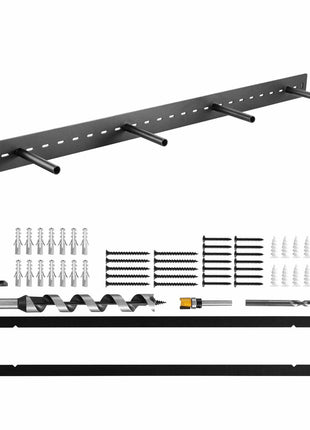 Floating Shelf Bracket 1 Pack, 230 lbs/104 kg Weight Capacity, 46x6.2x3 inch / 1168.4x157.4x76.2 mm, Heavy Duty Hidden Shelf Brackets Support, Wall Mounting Invisible Floating Shelves Bracket