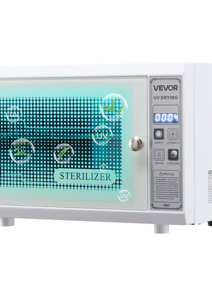 Nail Tool Cleaning Machine, 12L Large Capacity, Multi-Functional Tool Cabinet Cleaner Box with Timer Setting, Tempered Glass Door, 185nm Wavelength, for Labs, Home, Nail Salons, Beauty Salons