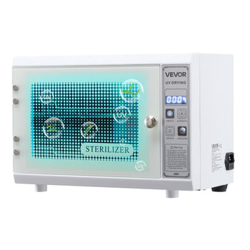 Nail Tool Cleaning Machine, 12L Large Capacity, Multi-Functional Tool Cabinet Cleaner Box with Timer Setting, Tempered Glass Door, 185nm Wavelength, for Labs, Home, Nail Salons, Beauty Salons