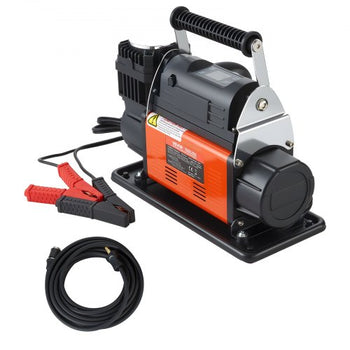 12V Heavy Duty Air Compressor, Auto-Stop Portable Tire Inflator with LCD Digital Display, 7.14 CFM 150PSI Offroad Air Pump with Adapters for Trucks Car SUV 4 x 4 Vehicle RV