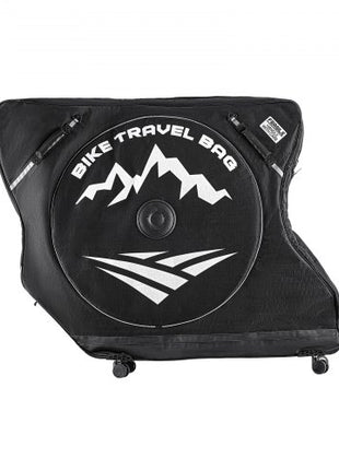 Bike Travel Bag, Road Bike Bag Road Bicycle Storage Carry with TSA Lock & Dual Zipper, Black Bicycle Case Wheelbase 37-42 in for Air Travel, Outdoor Use, Airplane, Car, Train, Subway Transport