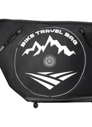 Triathlon Bike Travel Bag, Transport Bicycle Storage Carry Bag with TSA Lock & Dual Zipper, Triathlon Bicycle Case Max. Wheelbase 42 in for Travel, Outdoor Use, Train Airplane Subway Transport