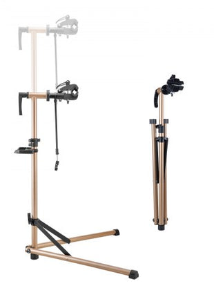 Bike Repair Stand, 88 lb Heavy-duty Bicycle Work Stand with 41.3-59.8 in Adjustable Height & Magnetic Tool Tray, Foldable Bicycle Maintenance Rack, Shop Home Mechanics for Mountain & Road Bike
