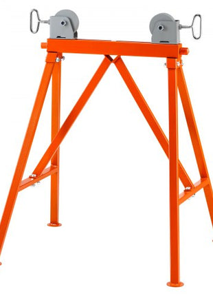 Pipe Stand with Roller Head 2500 LBS Load for 2-36 inches Pipes 45# Steel