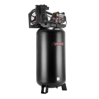 60 Gallons Heavy-Duty Air Compressor, 3.7HP 8 SCFM at 90PSI Air Compressors Max 155PSI Pressure, Oil-Lubricated Compressor Tank for Industrial Manufacturing, Large Workshops (230V 60Hz, No-Plug)