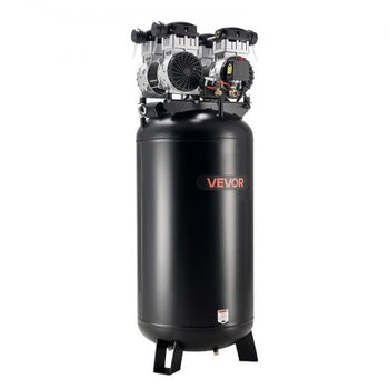 60 Gallons Heavy-Duty Air Compressor, 4HP 10SCFM at 90PSI Air Compressors with Max 125PSI Pressure, Oil-Free Compressor Tank for Industrial Manufacturing, Large Workshops (230V 60Hz, No-Plug)