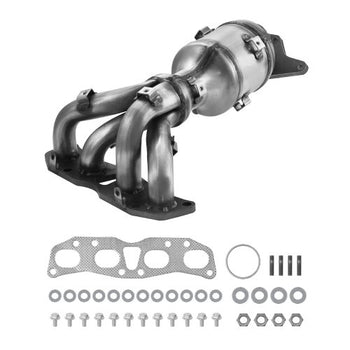 Catalytic Converter, Compatible with Nissan Altima 2007 2008 2009 2010 2011 2012 2013 2.5L L4, Front, Replacement OE 674-933, Stainless Steel High Flow Converter, for Exhaust Gas Purification