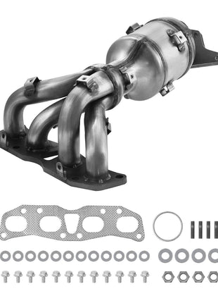 Catalytic Converter, Compatible with Nissan Altima 2007 2008 2009 2010 2011 2012 2013 2.5L L4, Front, Replacement OE 674-933, Stainless Steel High Flow Converter, for Exhaust Gas Purification