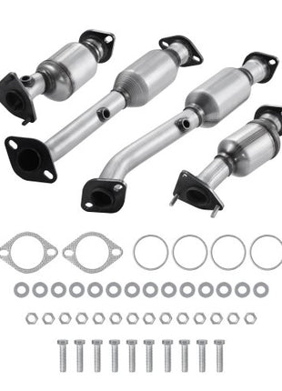 Catalytic Converter, Compatible with Nissan Frontier NV1500 NV2500 NV3500 Pathfinder Xterra/Suzuki Equator, 4.0L V6, Front, Left, Rear, Right, Replacement OE 16399, for Exhaust Gas Purification