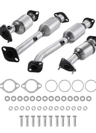 Catalytic Converter, Compatible with Nissan Frontier NV1500 NV2500 NV3500 Pathfinder Xterra/Suzuki Equator, 4.0L V6, Front, Left, Rear, Right, Replacement OE 16399, for Exhaust Gas Purification