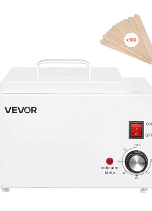 Single Wax Warmer, 3000ML 300W Professional Wax Warmer for Hair Removal, 32 ℉- 248 ℉ Adjustable & Non-Stick Waxing Heater Pot with 100PCS Waxing Sticks for Home Use, Beauty Salon, Spa