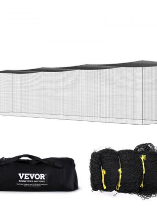 Baseball Batting Netting, Professional Softball Baseball Batting Hitting Training Net, Practice Portable Pitching Cage Net with Door & Carry Bag, Heavy Duty Enclosed PE Netting, 55FT (NET ONLY)
