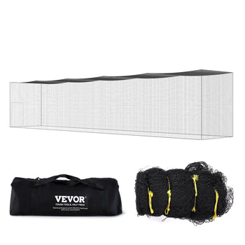 Black heavy-duty fishing net set with storage bag, ideal for outdoor use and easy transport. Perfect for fishing enthusiasts.
