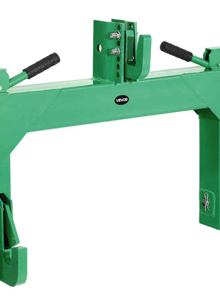 3-Point Quick Hitch, 4000 Lbs Lift Capacity, 3-Pt Trailer Hitch with 5 Level Adjustable Bolt, Adaptation to Category 2 Tractor, Heavy Duty 3 Point Attachments, Green