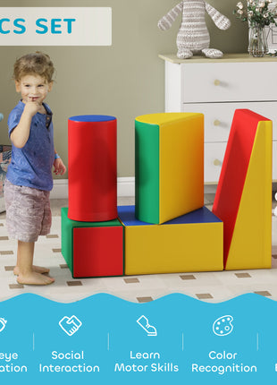 5 Piece Climb and Crawl Activity Play Set, Assorted