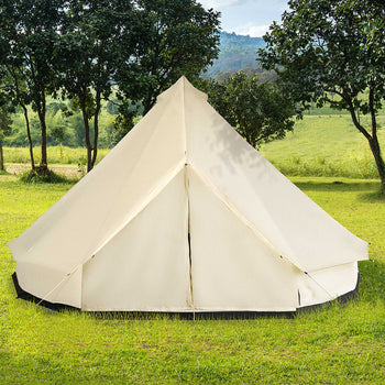 10-Person Large Waterproof Yurt Camping Tent, Perfect for Family Camping, Blue