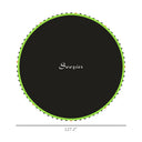Trampoline Replacement Mat, Fits 12' Trampoline w/ 72 V-Hooks & 5.5" Springs (Spring & Frame not Included), Green